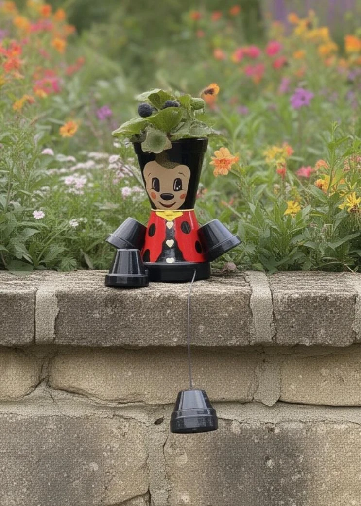 🐞 Handmade Craft Decoration Pot Sparkling Ladybug – photo 10